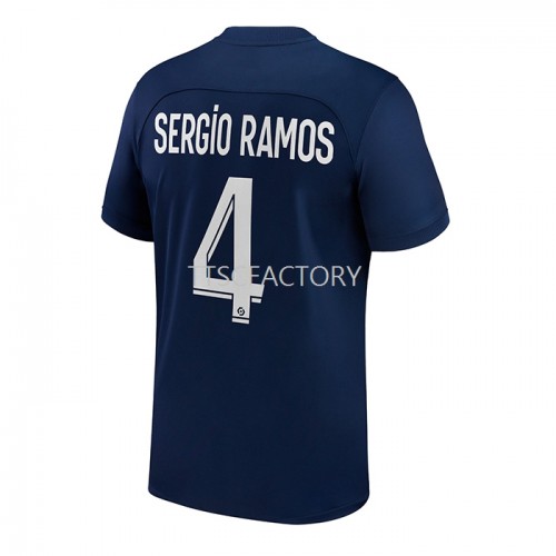 Paris Saint-Germain PSG Sergio Ramos 4 Fodboldtrøjer Hjemmebanesæt 2022/23 Kort ærmer Paris Saint-Germain PSG Sergio Ramos 4 Fodboldtrøjer Hjemmebanesæt 2022/23 Kort ærmer